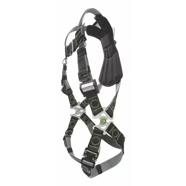 Full Body Harness, Vest Style, L/XL, Polyester, HONEYWELL MILLER, Mfr# RDF-QC/UGN