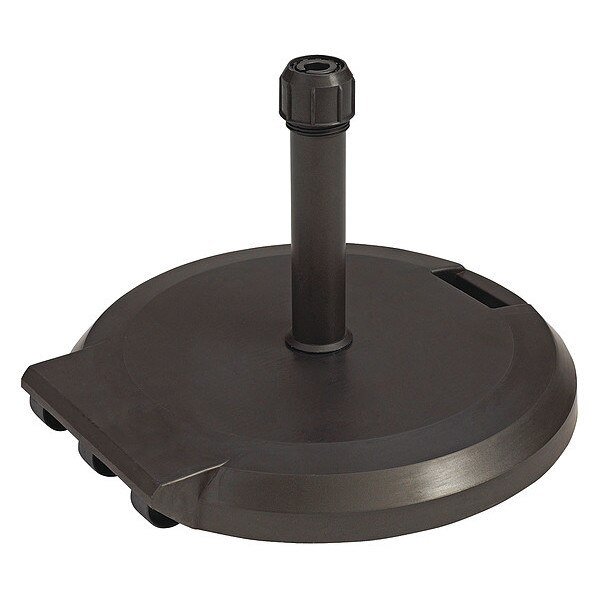 Umbrella Base W/ Wheels, Charcoal, 84Lb, Grosfillex, Mfr#: US608402