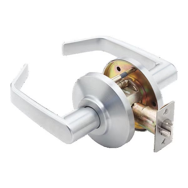 Cylindrical 7KC Lock, Passage, Lever, Rose, Satin Chrome, BEST, Mfr# 7KC20N15DS3626