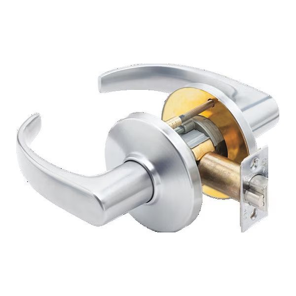 Cylindrical 9K Lock, Passage, Lever, Rose, S3, Satin Chrome AM, BEST, Mfr# 9K30N14CS3626AM