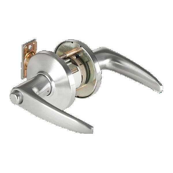 Cylindrical 9K Lock, Privacy, Lever, Rose, S3, Satin Chrome AM, BEST, Mfr# 9K30L16DS3626AM