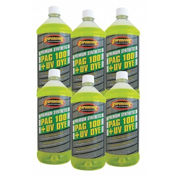 32 oz. PAG Oil 6 PK, Supercool, Mfr#: P100-32D-6CP