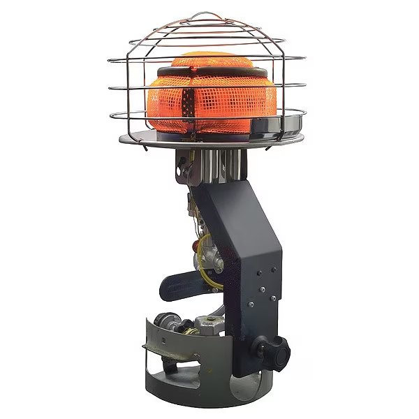 Tank Top Portable Gas Heater, LP, 30,000 to 45,000 BtuH, 11 39/64 in L, Mr. Heater, Mfr#: MH540T
