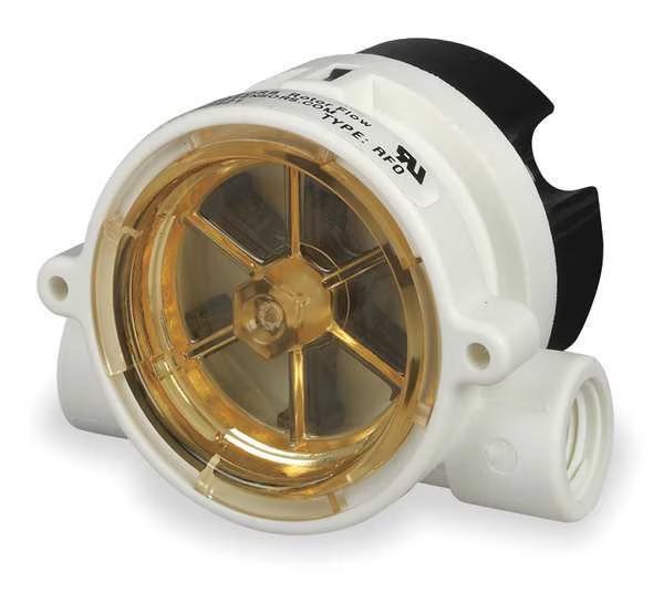 Flow Rate Monitor, Rotor, 20 GPM Max, Gems Sensors, Mfr#: RFO, 155481