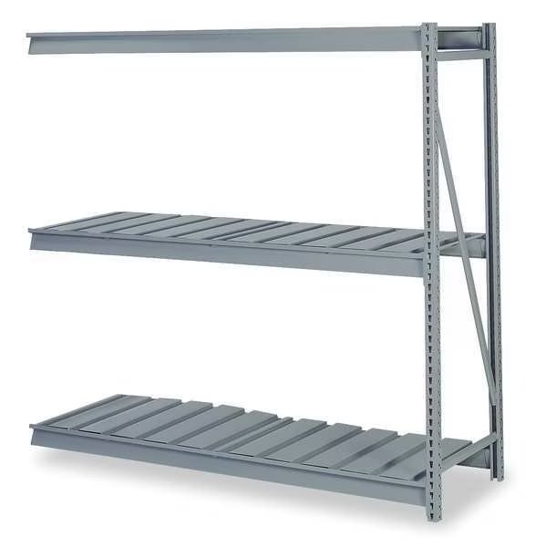 Add-On Bulk Storage Rack, 48 in D, 48 in W, 3 Shelves, LYON, Mfr# DD67115R