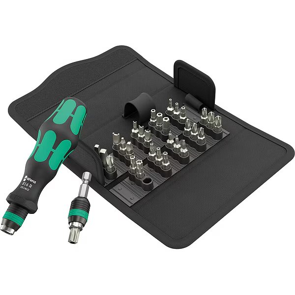Multi-Bit Screwdriver Set, 1/4 in Drive