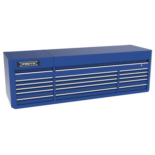 Top Chest, Blue, Gloss Finish, 200 lb, PROTO, Mfr# J558827B-15BL