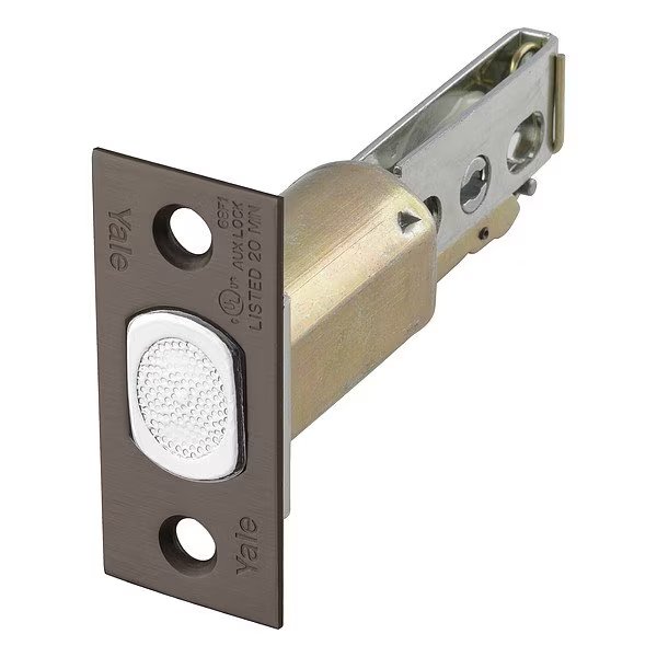 Deadbolt, Cylindrical, Dark Bronze Finish, YALE, Mfr# D38 613E