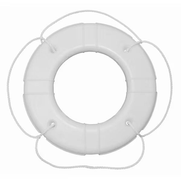 24IN WHITE POLYETHYLENE SHELL LIFE RING, Taylor Made, Mfr#: 567
