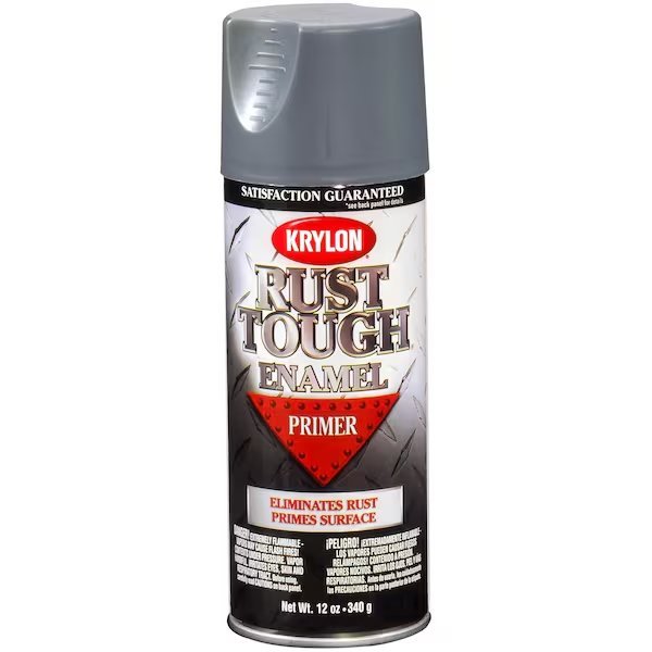 PAINT Use To Destroy Old Rust And Prevent New Rust Gray Primer Aerosol Spray Can 12 Ounce, Vht, Mfr#: RTA9205