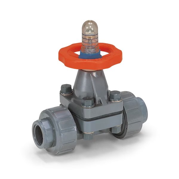 CPVC Diaphragm Valve, HAYWARD, Mfr# DAB2020UEE