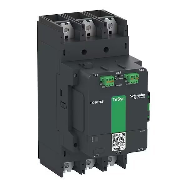 Contactor, 48-130V AC/DC, 50/60 Hz, SCHNEIDER ELECTRIC, Mfr# LC1G400EHEA